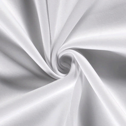 Tricot coton molletonné - blanc 285 g/m²