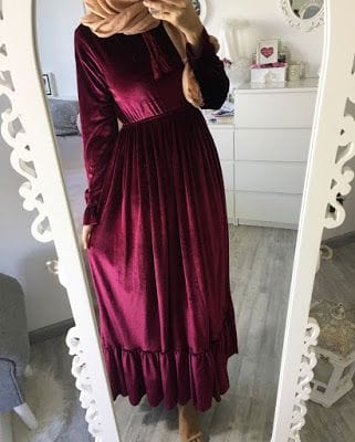 Baumwollvelours-Bordeaux 250 g/m²