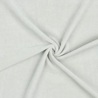 Velours de coton gris clair 250 g/m²