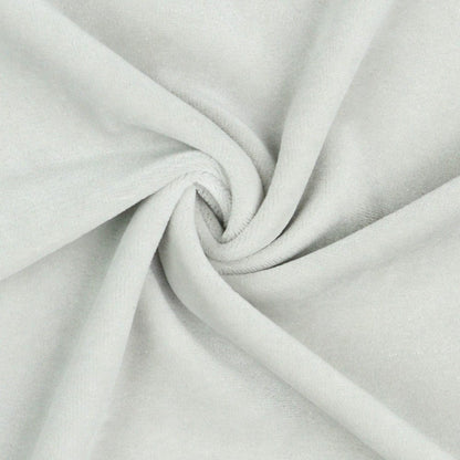 velours de coton gris clair 250 g/m²