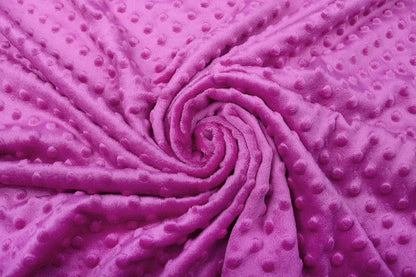 Minky polaire fuchsia 260 g/m²