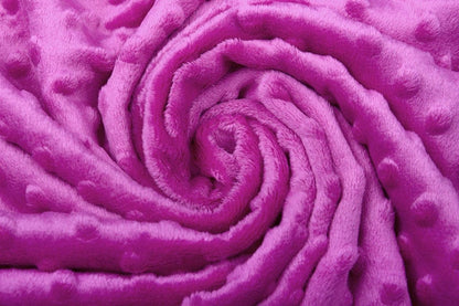 Minky polaire fuchsia 260 g/m²
