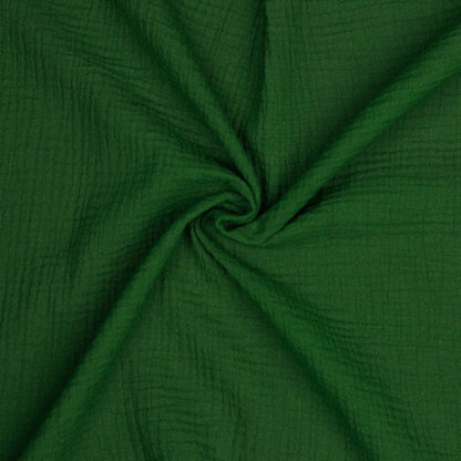 Mousseline vert mousse de forêt 125 g/m²