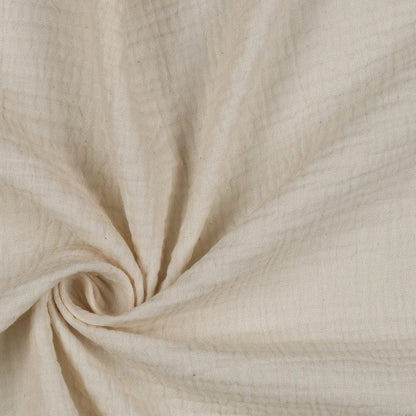 Mousseline blanchie naturelle 125 g/m²