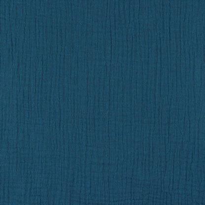 Mousseline bleu abyssal 125 g/m²