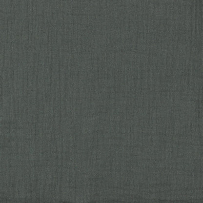 Dunkelgrauer Musselin 125 g/m²