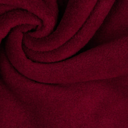 Tissu polaire anti-boulochage premium bordeaux 240 g/m²