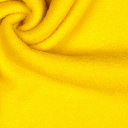Tissu polaire premium anti-bouloches jaune 240 g/m²