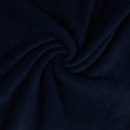 Premium Anti-Pilling Fleece Fabric-Dark Blue 240 g/m²