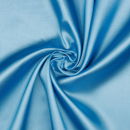Satin-Bettlaken in Lagunenblau 90 g/m²