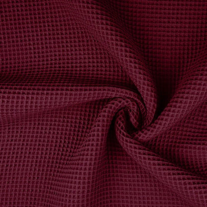 Tissu gaufré bordeaux 230 g/m²