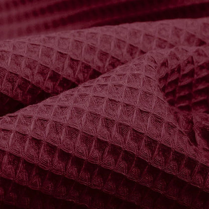 Tissu gaufré bordeaux 230 g/m²