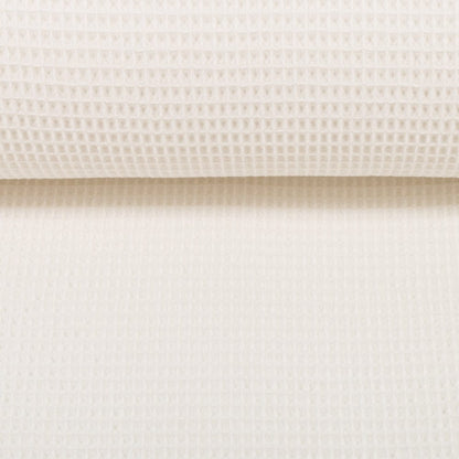 Tissu gaufré blanc laiteux 230 g/m²