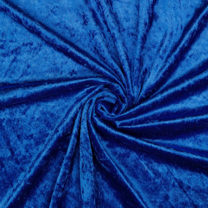 Velours froissé - bleu bleuet 160 g/m²
